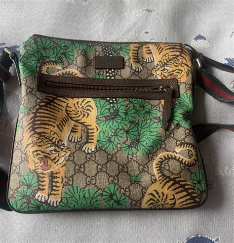 gucci year of the tiger bag|gucci tiger messenger bag.